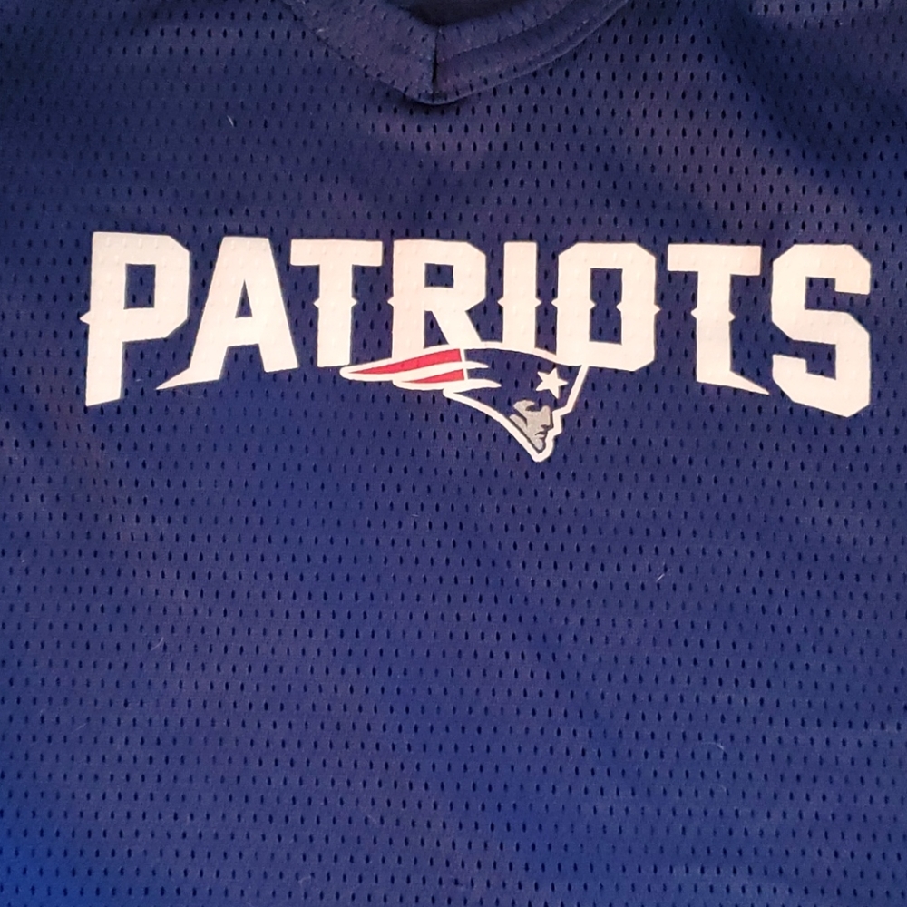 Boys Patriots jersey and Champion sweatpant